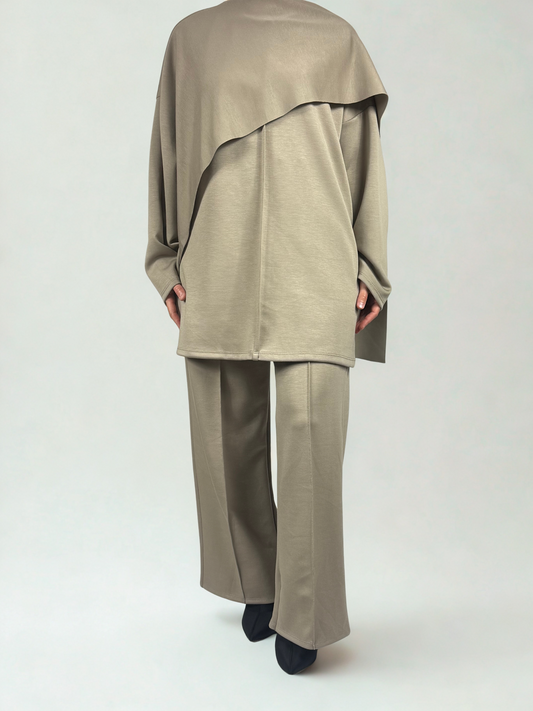 2-Teiler mit integriertem Schal