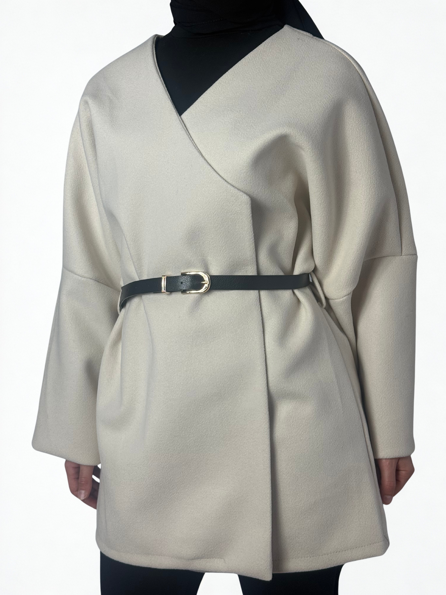 Wickeljacke mit Gürtel