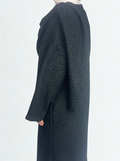 Mantel mit integriertem Schal