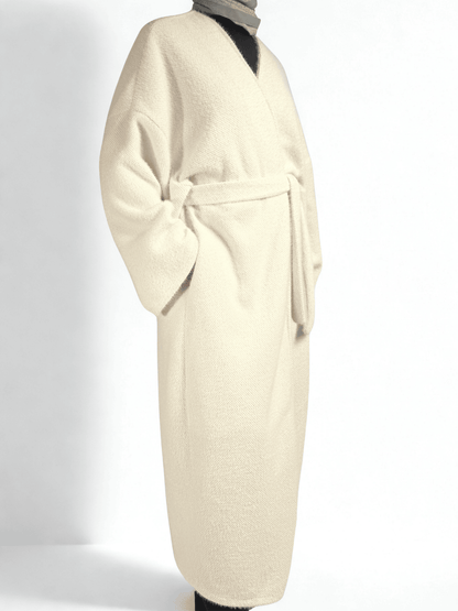 Oversize-Mantel mit Bindegürtel