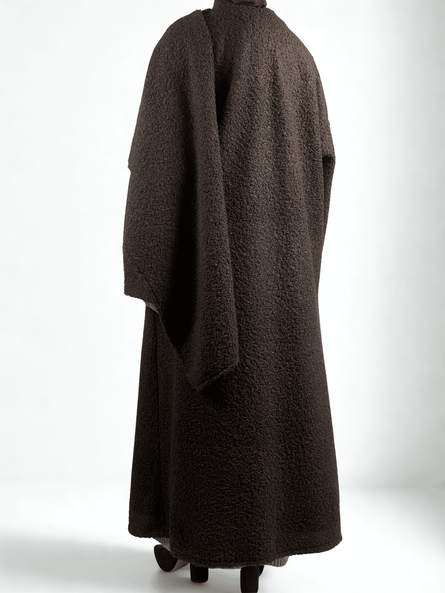 Mantel mit integriertem Schal