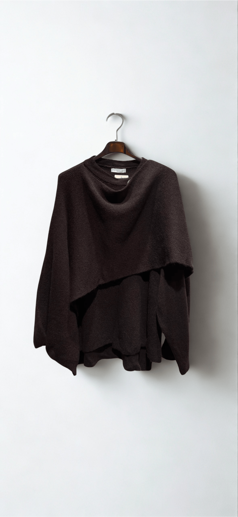 Pullover mit integriertem Schal
