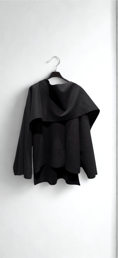 Jacke mit integriertem Schal